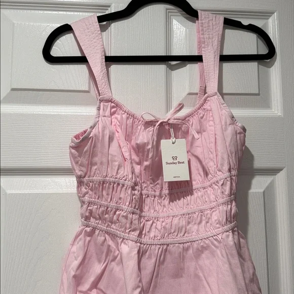 Sunday best from Aritzia. Women’s pink martine dress. Size medium NEW WITH TAG - Picture 4 of 4